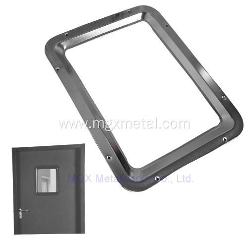 Square Window Frame For Doors Metal Door Square Vision Window Frame Manufactory